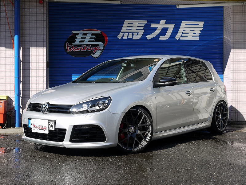 ゴルフ ｇｔｉ ２０００ ｒ仕様 ブレンボ６ｐｏｔ ｋｗ車高調 サイバーナビ 馬力屋